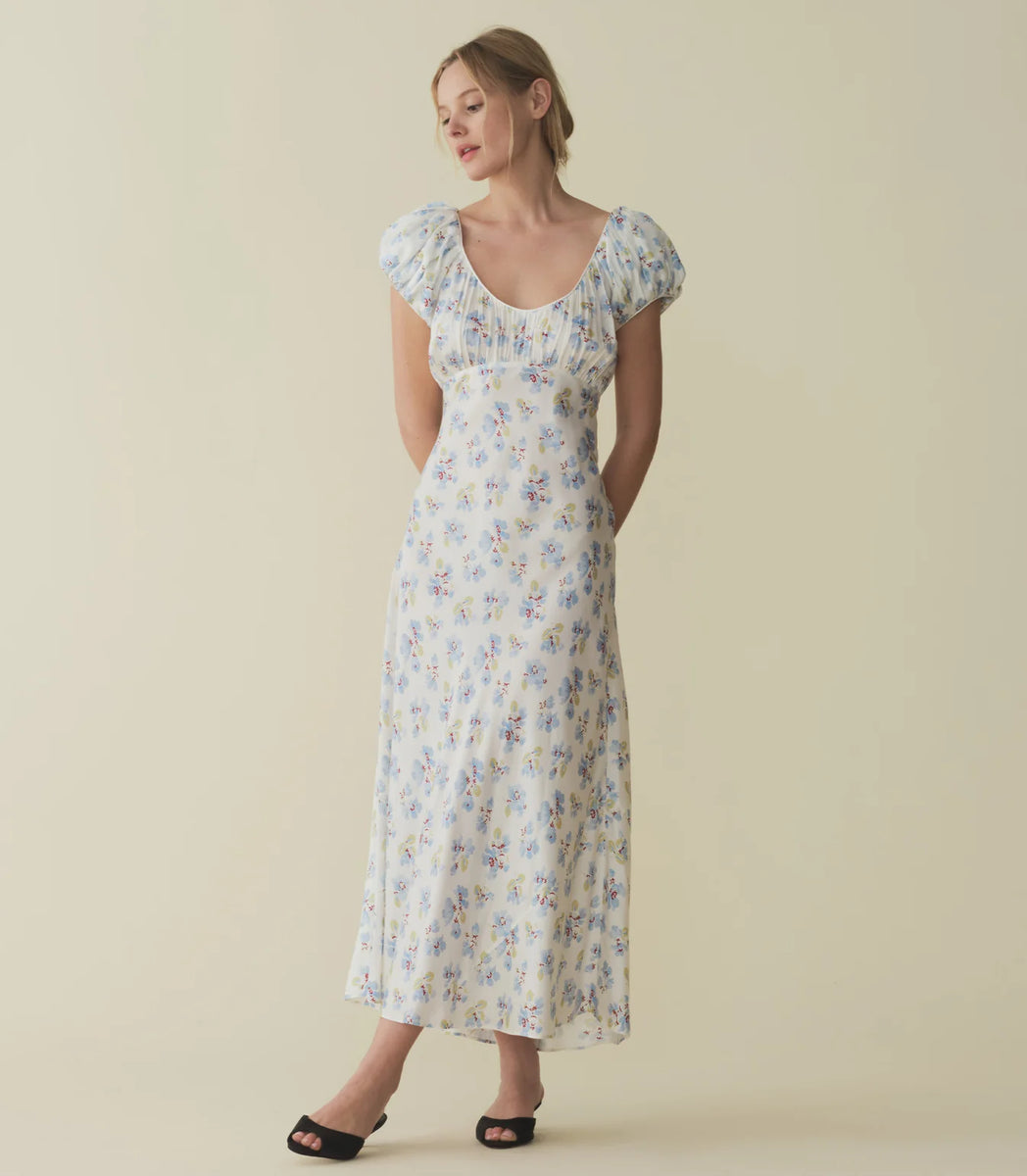 Florencia Floral Handsmocked Dress