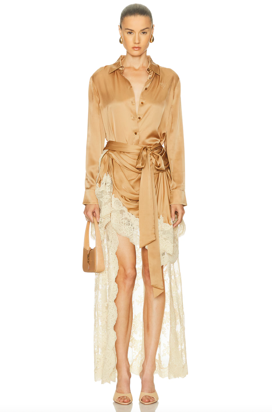 The Hypnotic Satin Shirt by Zimmermann blends effortless elegance with subtle details. Its lightweight satin fabric offers a smooth, breathable feel, perfect for all-day comfort. Featuring a front button closure and button cuffs, this shirt delivers a refined fit. The delicate embroidered logo on the front adds a touch of sophistication, making it an ideal choice for both casual and polished looks. Elevate your wardrobe with this versatile, stylish piece.