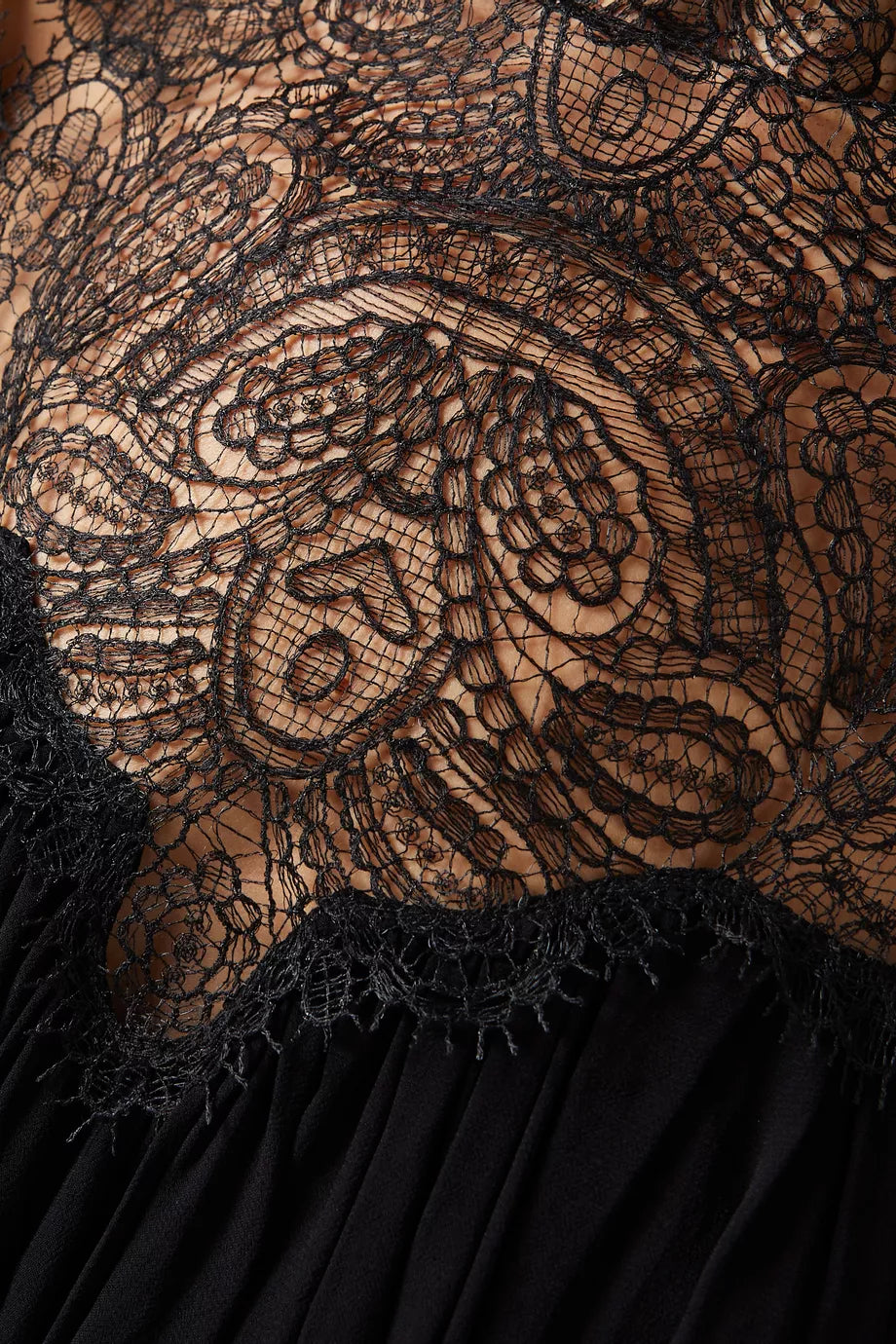 Shona Joy's blouse strikes a balance between style and comfort. Crafted from semi-sheer georgette and cut to a relaxed silhouette, it offers an airy, unrestrictive fit. Lace trims elevate your look from simple to sophisticated.