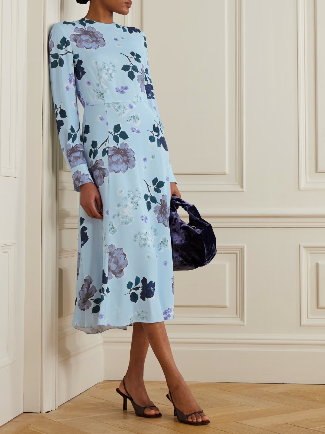 Elevate your wardrobe with the Margot floral-print midi dress by Erdem. Crafted from luxurious silk crepe de chine, this pleated dress combines delicate floral patterns with flowing elegance. Its flattering midi length and intricate pleating create a graceful silhouette, perfect for special occasions or sophisticated everyday wear. Experience timeless style and unmatched comfort in a dress designed to turn heads effortlessly.