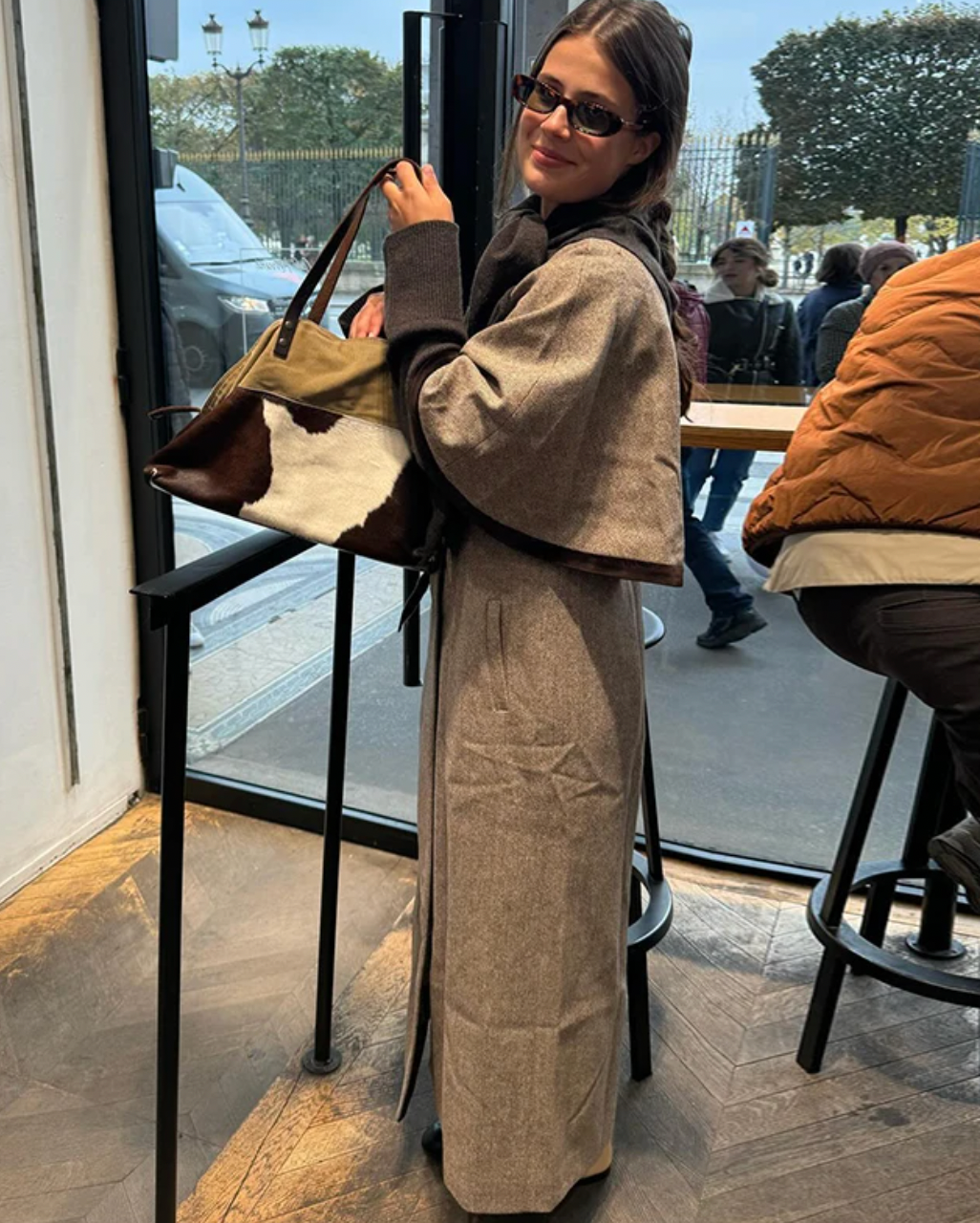 Experience timeless elegance with the Brynne Coat, crafted from a cozy wool blend for warmth and durability. Its maxi trench style features a stylish cape overlay, creating a relaxed fit that layers effortlessly over your favorite outfits. Designed to keep you comfortable on crisp autumn days, this coat blends vintage charm with contemporary flair, making it an indispensable piece for elevating your wardrobe with sophistication and comfort.