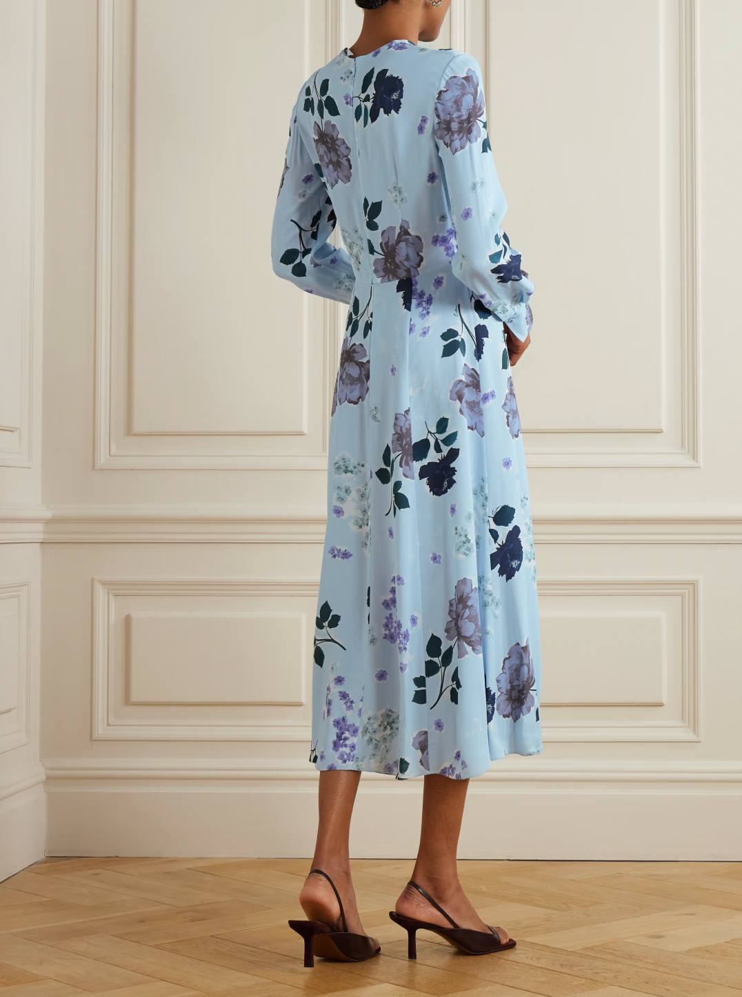 Elevate your wardrobe with the Margot floral-print midi dress by Erdem. Crafted from luxurious silk crepe de chine, this pleated dress combines delicate floral patterns with flowing elegance. Its flattering midi length and intricate pleating create a graceful silhouette, perfect for special occasions or sophisticated everyday wear. Experience timeless style and unmatched comfort in a dress designed to turn heads effortlessly.