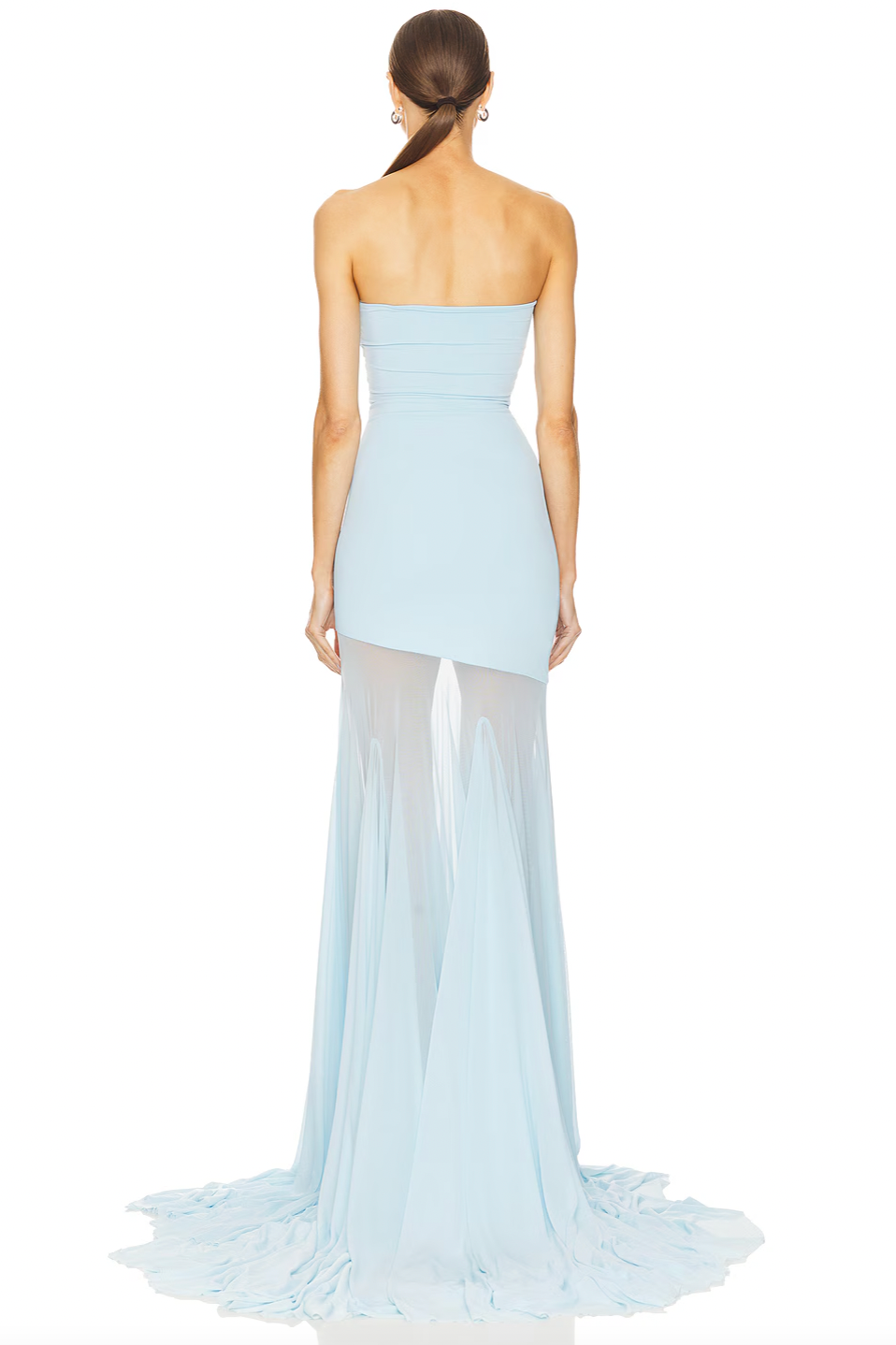 The Dahlia Dress by Deme Gabriella combines effortless elegance with modern design details. Featuring a comfortable pull-on silhouette, this piece pairs a structured midweight jersey bodice with delicate mesh contrast accents for visual interest. The intentionally sheer skirt creates an alluring, layered look that transitions beautifully from day to evening. Partially lined for practical comfort, this dress delivers sophisticated style without compromise.