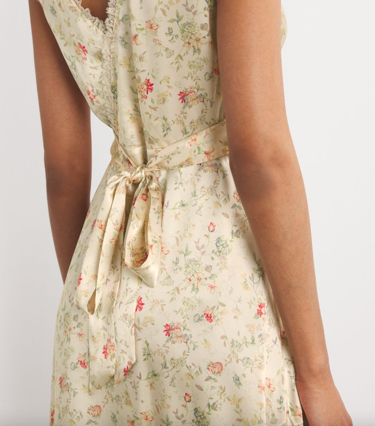 tahlia midi dress THE TAHLIA MIDI DRESS ~ Structured bodice ~ Statement shoulder ties ~ Ruffled hem finish Hair - @thebraidsbarn Shoes