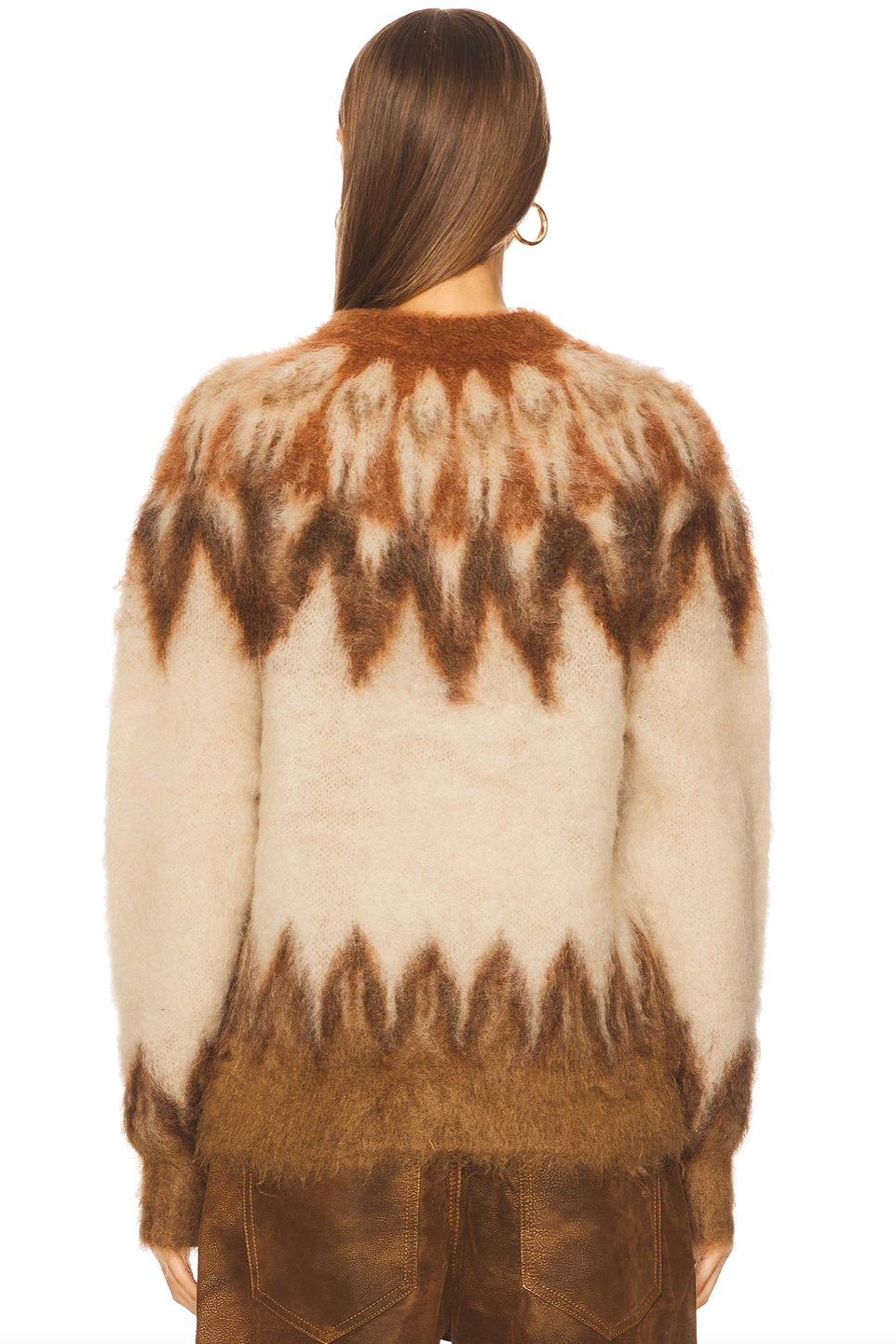 The Natania Sweater by Isabel Marant delivers effortless style with its pull-on design and flattering cropped silhouette. Crafted from midweight knit fabric, it offers the perfect balance of comfort and structure for layering or wearing solo. Ribbed trim details add a polished finish while keeping everything in place. Hand wash to maintain its quality and shape season after season. A versatile essential that transitions seamlessly from casual days to elevated evenings.