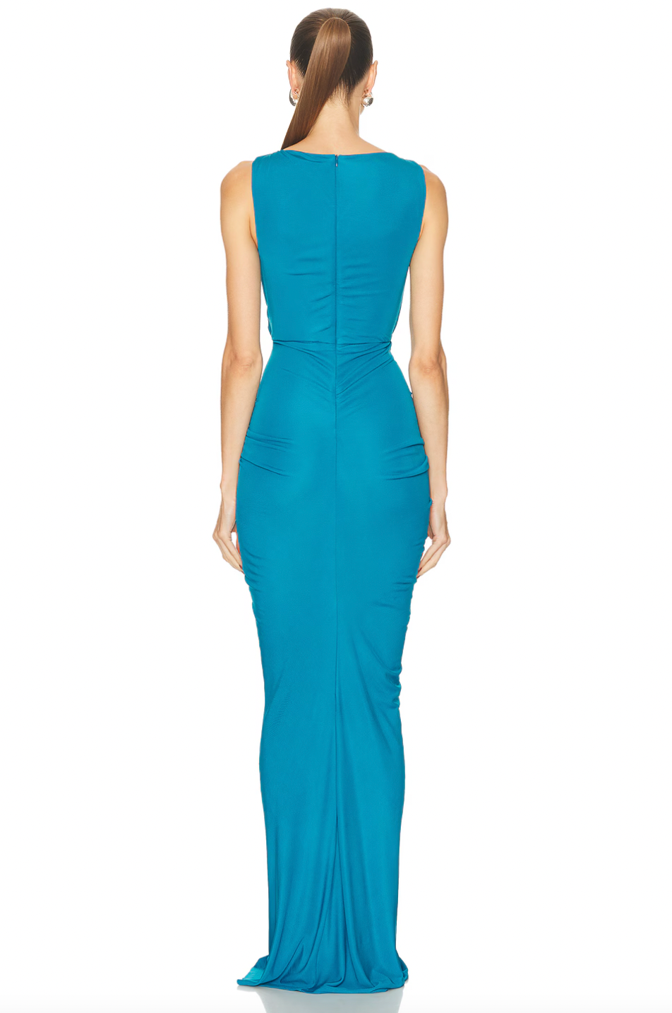 Elevate your wardrobe with this striking Bateau Drape Disconnect Tank Dress by Christopher Esber, designed to turn heads with its modern silhouette. The heavyweight jersey fabric provides a luxurious drape and comfortable fit, while the front cut-out and draped fabric accent create an eye-catching focal point. Partially lined at the bust for support and a hidden back zip closure for seamless styling. Perfect for making a bold statement at any occasion.