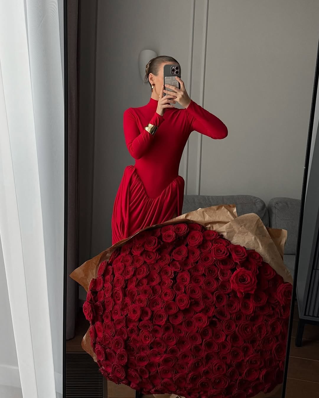 Get ready to turn heads in the Crimson Mini Dress! This stunning dress features a plunging square neckline, ruched design, and open back, making it perfect for summer parties and nights out. The solid color and irregular hem add a touch of elegance, while the sleeveless design keeps you cool and comfortable. Elevate your style with this must-have dress now!