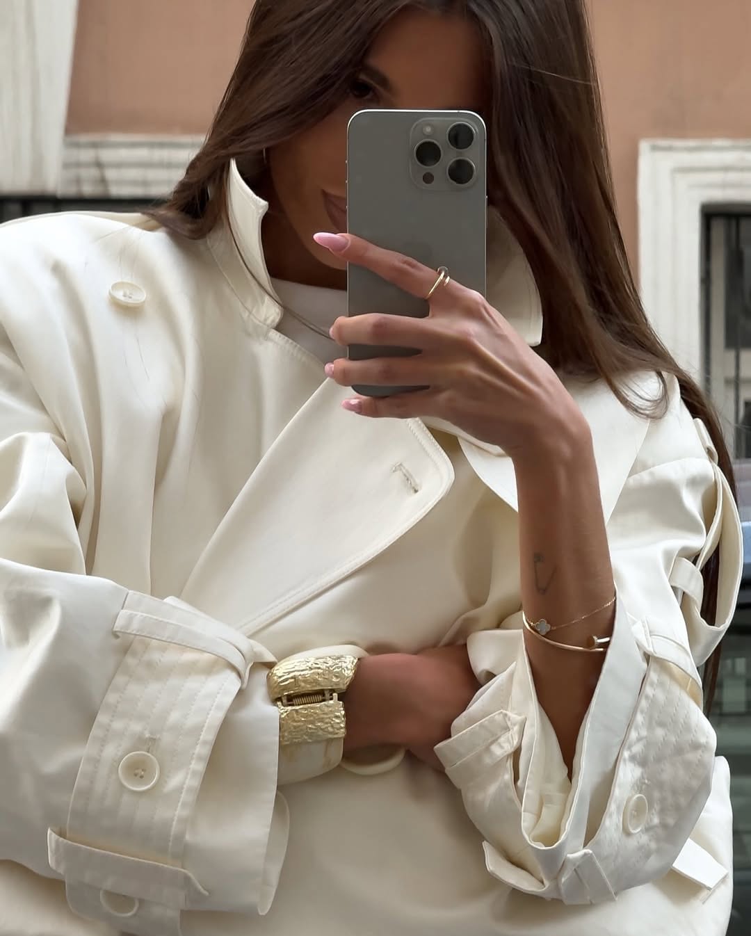 The Pentimento Trench Coat offers a timeless design that embraces change and evolution, much like the artistic concept it’s named after. Crafted with thoughtful details that adapt to your style, this coat transforms your look effortlessly while providing comfort and sophistication. Make a statement by wearing a piece that celebrates thoughtful reinvention and enduring elegance.