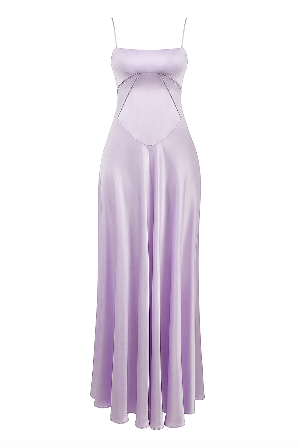 Introducing Anabella, the ultimate wedding guest essential. This stunning maxi dress showcases luxurious lustrous satin in an enchanting Orchid hue that commands attention. The flattering neckline paired with delicate rouleau shoulder straps creates an effortlessly sophisticated silhouette. Perfect for those seeking timeless elegance and refined style, Anabella transforms any occasion into a moment of pure glamour. 