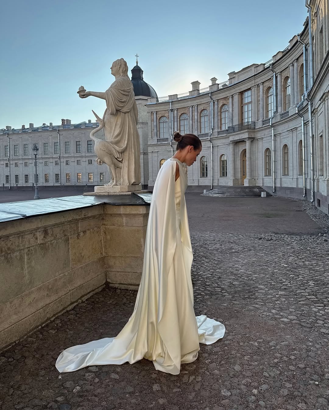 The Isobel Gown features a sleek cape with a smooth texture that radiates elegance and strength. Its flowing fabric and refined silhouette ensure a striking presence, while the carefully selected material resists wrinkles and maintains perfect form all evening. This gown completes any special occasion effortlessly, requiring no extra embellishments to leave a lasting impression.