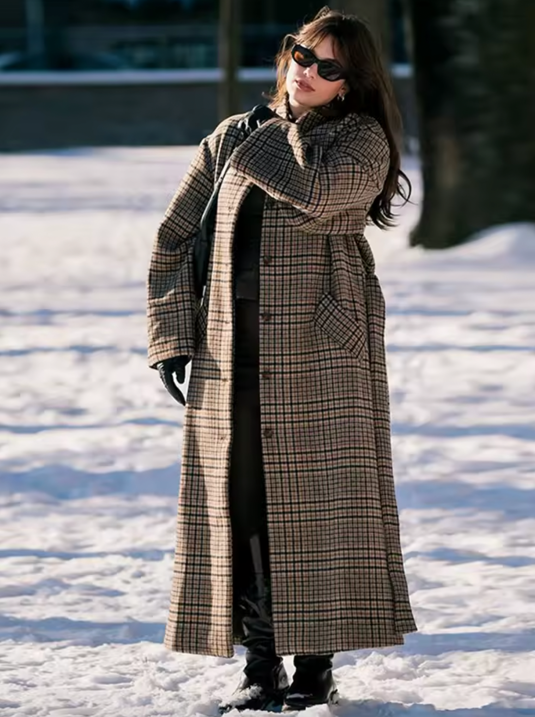 The Cotswolds Coat by Reformation x Kacey Musgraves is your new favorite layering piece with a deliberately oversized silhouette that feels effortlessly cool. Crafted with a slim fit throughout, it drapes beautifully without clinging. Want something more tailored? Simply size down for a custom-fit vibe. Perfect for throwing over everything from dresses to sweaters, this coat brings that relaxed-luxe energy to any outfit.