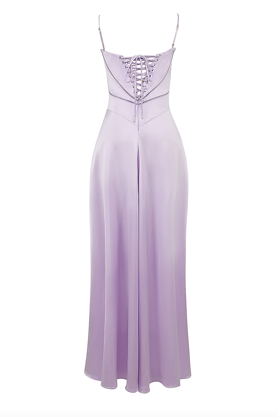Introducing Anabella, the ultimate wedding guest essential. This stunning maxi dress showcases luxurious lustrous satin in an enchanting Orchid hue that commands attention. The flattering neckline paired with delicate rouleau shoulder straps creates an effortlessly sophisticated silhouette. Perfect for those seeking timeless elegance and refined style, Anabella transforms any occasion into a moment of pure glamour. 