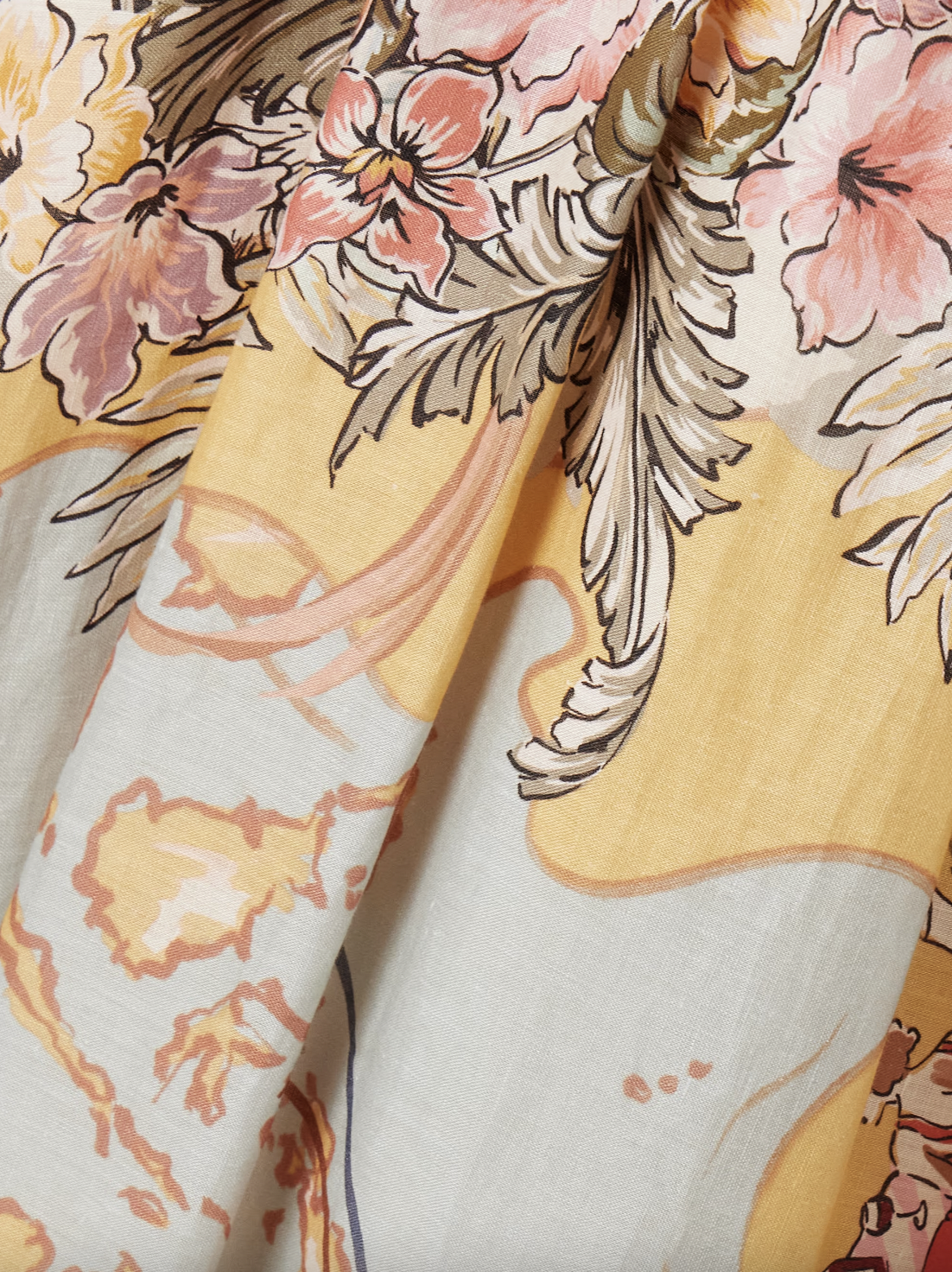 Elevate your wardrobe with the Tallow Pleated Printed Linen Midi Dress by Zimmermann. Crafted from breathable linen, this dress features a flattering pleated design and a delicate print that adds effortless charm. Its midi length offers graceful movement, making it perfect for both daytime events and elegant evenings. Experience comfort and style in one stunning piece that enhances your natural confidence.