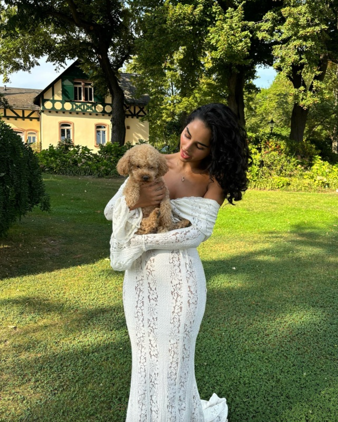 Indulge in luxury with the Belle Maxi Dress. This elegant piece features a vintage cream floral lace design, showcasing a delicate and sophisticated off shoulder style. Perfect for making a statement at any event, this maxi dress radiates beauty and exclusivity. Elevate your wardrobe with this timeless and refined piece.