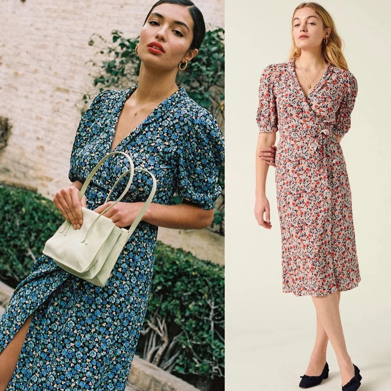 Introducing Dress Elise - the perfect addition to your spring and summer wardrobe. This new ladies dress features a flattering V-neck and a beautiful printed design. Its mid-length cut is perfect for any occasion. Look stylish and feel confident in Dress Elise.