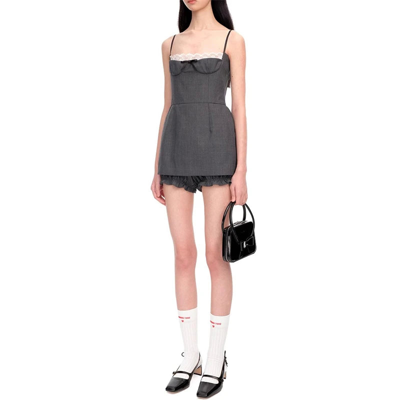 SHUSHU/TONG Double Layered Skirt Halter Dress – Mademoiselle SHUSHU/TONG Double Layered Skirt Halter Dress – Mademoiselle